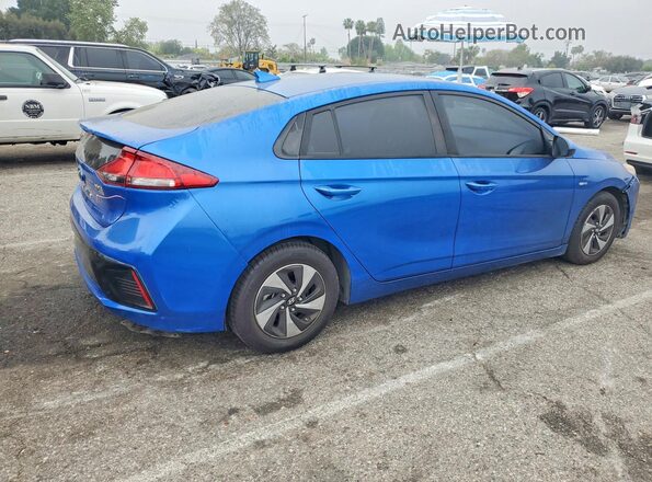 KMHC65LC0JU089783 2018 HYUNDAI IONIQ Blue Trasero derecho
