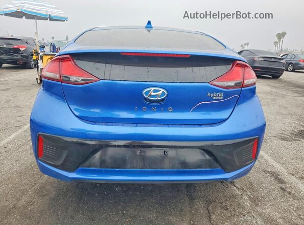 KMHC65LC0JU089783 2018 HYUNDAI IONIQ Blue Vista trasera