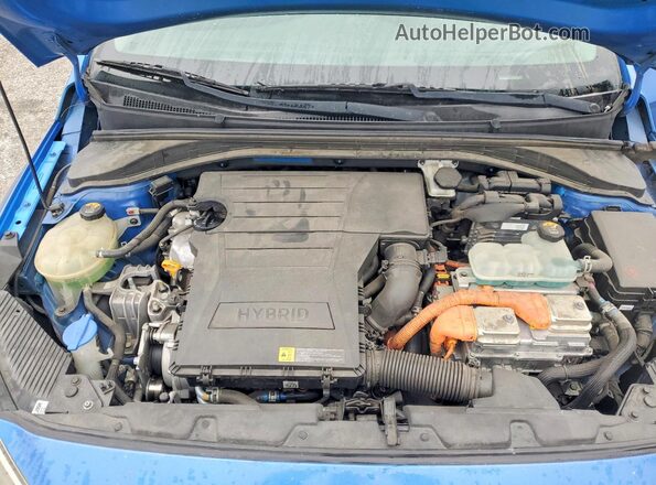 KMHC65LC0JU089783 2018 HYUNDAI IONIQ Blue Vista interior trasera