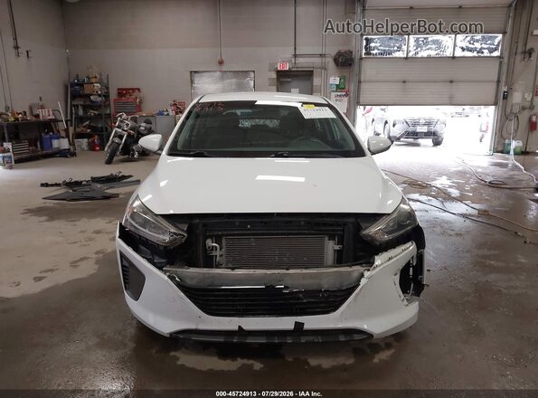 KMHC65LC0KU129085 2019 HYUNDAI IONIQ HYBRID White Սարքավորումների վահանակի տեսք