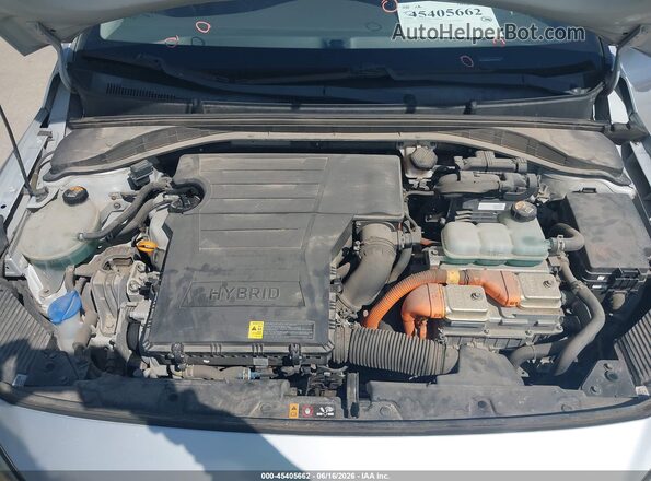 KMHC65LC0KU159154 2019 HYUNDAI IONIQ HYBRID Silver უკანა ხედი