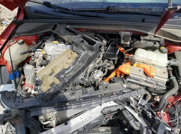 KMHC65LC0KU179243 2019 HYUNDAI IONIQ Red Вид задньої частини салону