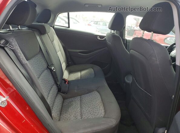 KMHC65LC0KU179243 2019 HYUNDAI IONIQ Red Вид задніх сидінь