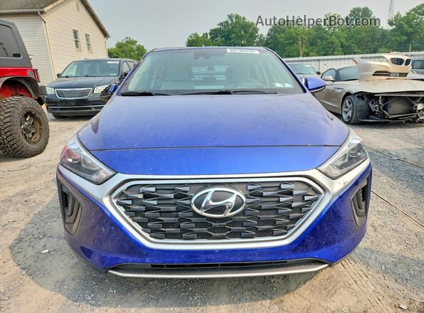 KMHC65LC0NU275152 2022 HYUNDAI IONIQ Blue Vista frontal