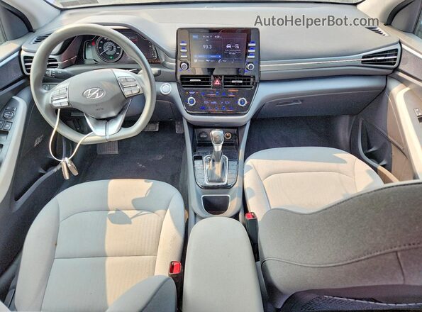 KMHC65LC0NU275152 2022 HYUNDAI IONIQ Blue Vista del salpicadero