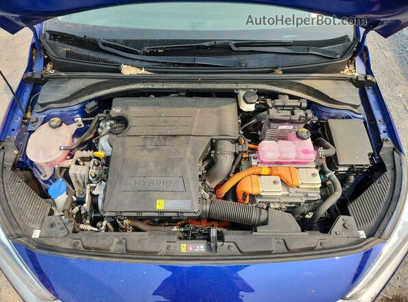 KMHC65LC0NU275152 2022 HYUNDAI IONIQ Blue Vista interior trasera