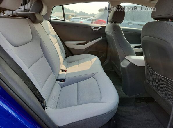 KMHC65LC0NU275152 2022 HYUNDAI IONIQ Blue Vista de los asientos traseros