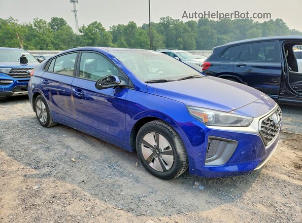 KMHC65LC0NU275152 2022 HYUNDAI IONIQ Blue Delantero derecho