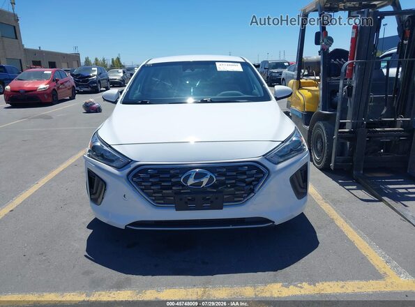 KMHC65LC0NU285731 2022 HYUNDAI IONIQ HYBRID White Widok zestawu wskaźników