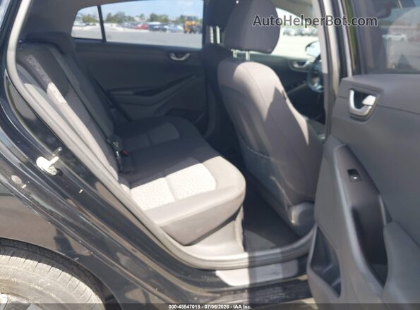 KMHC65LC1HU027688 2017 HYUNDAI IONIQ HYBRID Black Widok naklejki z numerem VIN