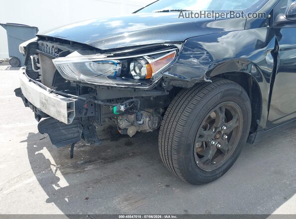 KMHC65LC1HU027688 2017 HYUNDAI IONIQ HYBRID Black Widok z przodu