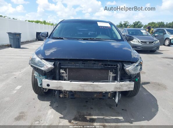 KMHC65LC1HU027688 2017 HYUNDAI IONIQ HYBRID Black Widok zestawu wskaźników