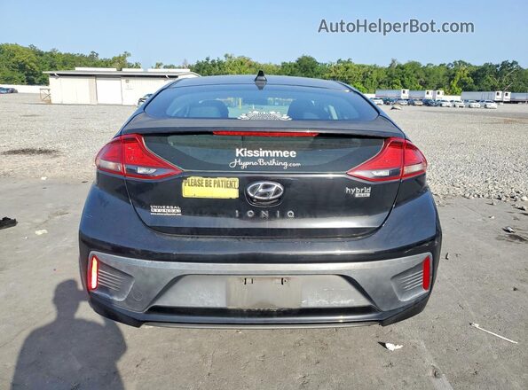 KMHC65LC1HU048475 2017 HYUNDAI IONIQ Black Widok z tyłu