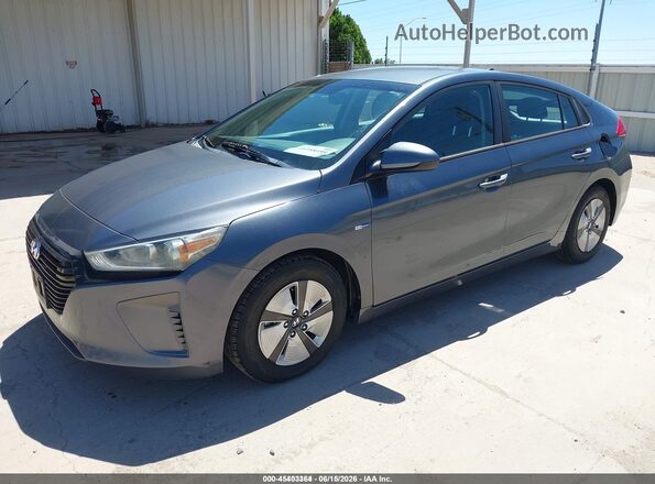 KMHC65LC1JU075441 2018 HYUNDAI IONIQ HYBRID Gray Front left