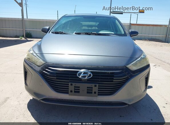 KMHC65LC1JU075441 2018 HYUNDAI IONIQ HYBRID Gray 