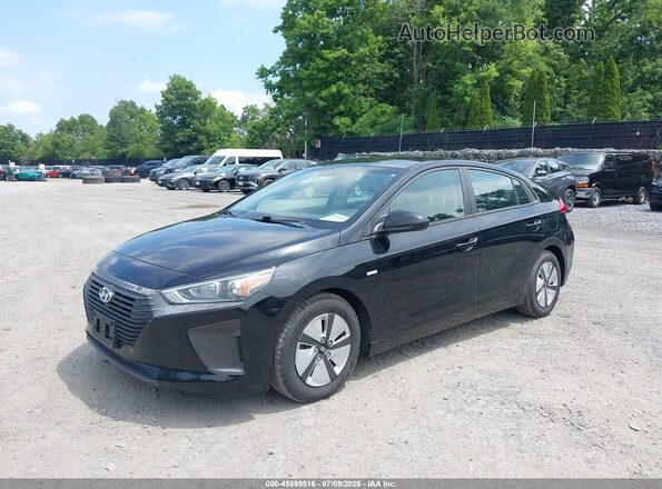 KMHC65LC1JU076282 2018 HYUNDAI IONIQ HYBRID Black Front left