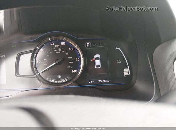 KMHC65LC1JU076590 2018 HYUNDAI IONIQ HYBRID Silver Rear seats view