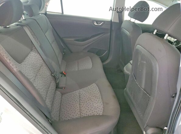 KMHC65LC1JU077996 2018 HYUNDAI IONIQ Silver Rear seats view