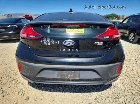 KMHC65LC1JU097715 2018 HYUNDAI IONIQ Black უკანა ხედი