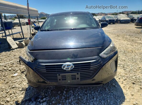 KMHC65LC1JU097715 2018 HYUNDAI IONIQ Black წინა ხედი