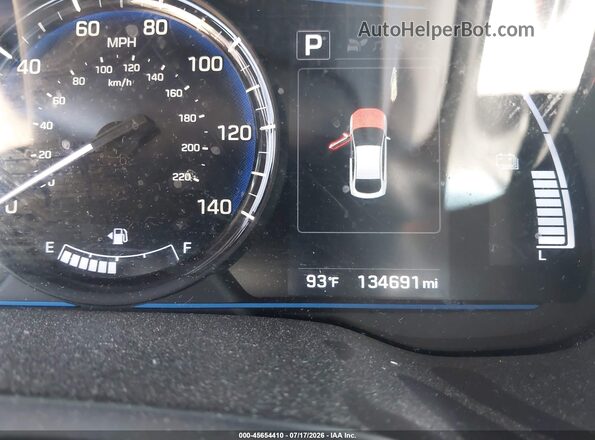 KMHC65LC2JU072693 2018 HYUNDAI IONIQ HYBRID Silver Widok tylnych siedzeń
