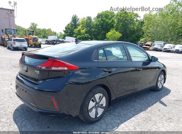 KMHC65LC2JU076274 2018 HYUNDAI IONIQ HYBRID Black Задня права чверть