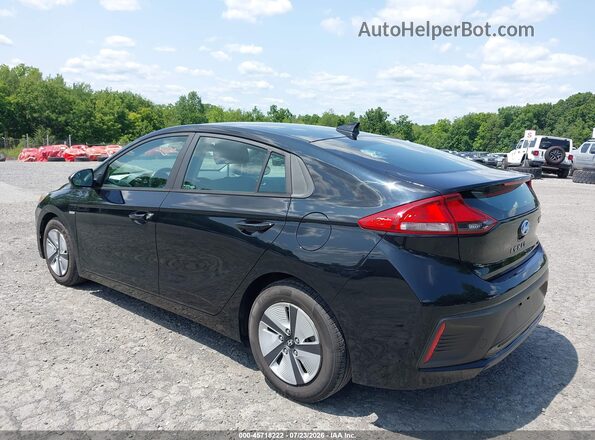 KMHC65LC2JU076274 2018 HYUNDAI IONIQ HYBRID Black Задня ліва чверть