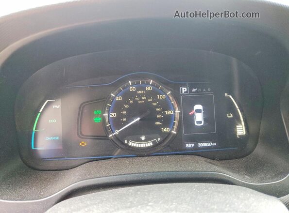 KMHC65LC2JU091647 2018 HYUNDAI IONIQ White Սարքավորումների վահանակի տեսք