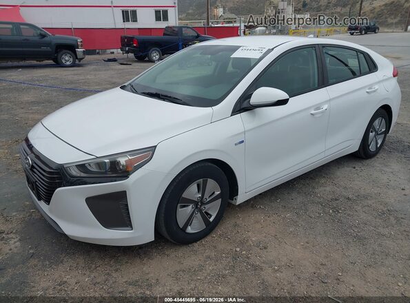 KMHC65LC2KU108013 2019 HYUNDAI IONIQ HYBRID White Przód lewy