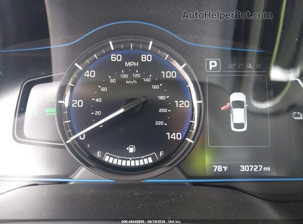 KMHC65LC2KU108013 2019 HYUNDAI IONIQ HYBRID White 