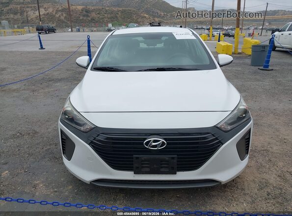 KMHC65LC2KU108013 2019 HYUNDAI IONIQ HYBRID White Widok zestawu wskaźników
