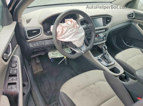 KMHC65LC2KU132635 2019 HYUNDAI IONIQ Black Առջևի վահանակի տեսք