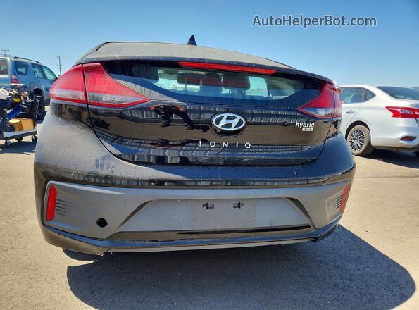 KMHC65LC2KU132635 2019 HYUNDAI IONIQ Black Հետևի տեսք