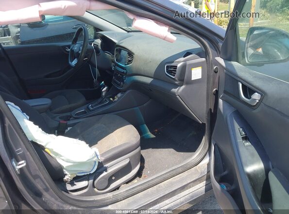 KMHC65LC2KU134482 2019 HYUNDAI IONIQ HYBRID Gray Front interior view