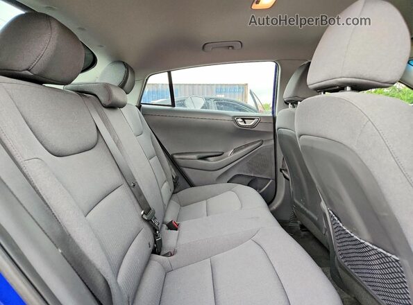 KMHC65LC2LU213510 2020 HYUNDAI IONIQ Blue უკანა სავარძლების ხედი