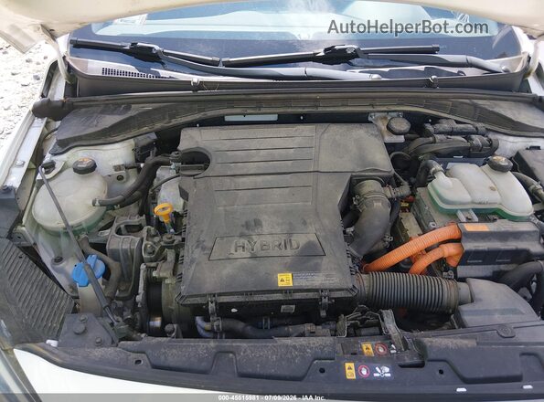 KMHC65LC3HU048056 2017 HYUNDAI IONIQ HYBRID Белый Вид сзади