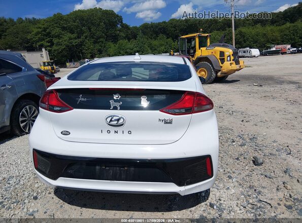 KMHC65LC3HU048056 2017 HYUNDAI IONIQ HYBRID Белый Задняя правая четверть