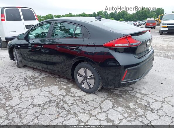 KMHC65LC3JU076509 2018 HYUNDAI IONIQ HYBRID Black Trasero izquierdo