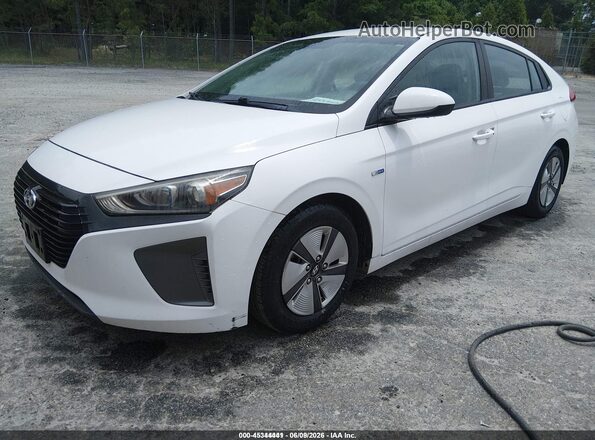 KMHC65LC3JU101120 2018 HYUNDAI IONIQ HYBRID White Przód lewy