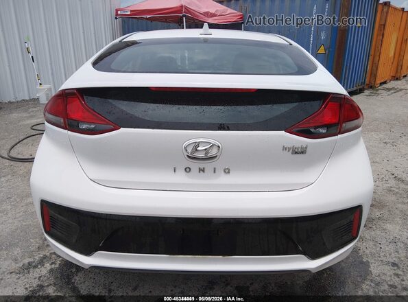 KMHC65LC3JU101120 2018 HYUNDAI IONIQ HYBRID White 