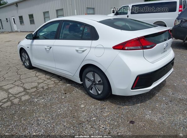 KMHC65LC3KU106710 2019 HYUNDAI IONIQ HYBRID White Rear left