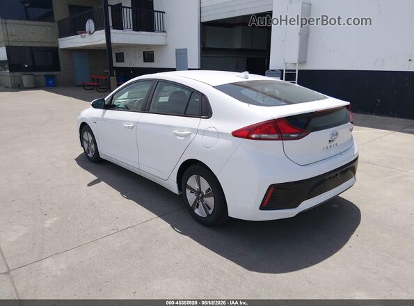 KMHC65LC3KU107663 2019 HYUNDAI IONIQ HYBRID White Задня ліва чверть