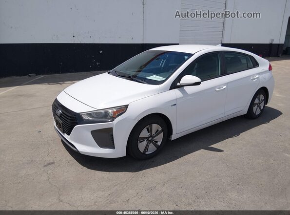 KMHC65LC3KU107663 2019 HYUNDAI IONIQ HYBRID White Передня ліва чверть