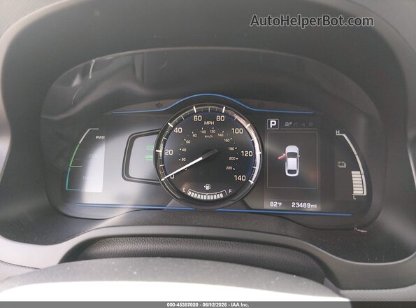 KMHC65LC3KU107663 2019 HYUNDAI IONIQ HYBRID White Вид задніх сидінь