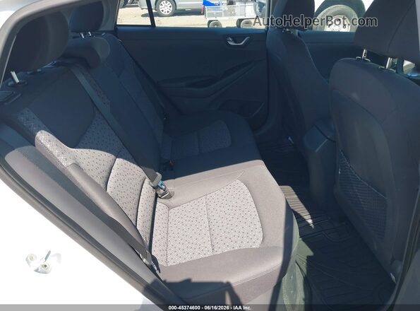 KMHC65LC3KU107940 2019 HYUNDAI IONIQ HYBRID White VIN კოდის სტიკერის ხედი