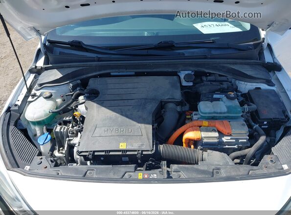 KMHC65LC3KU107940 2019 HYUNDAI IONIQ HYBRID White უკანა ხედი