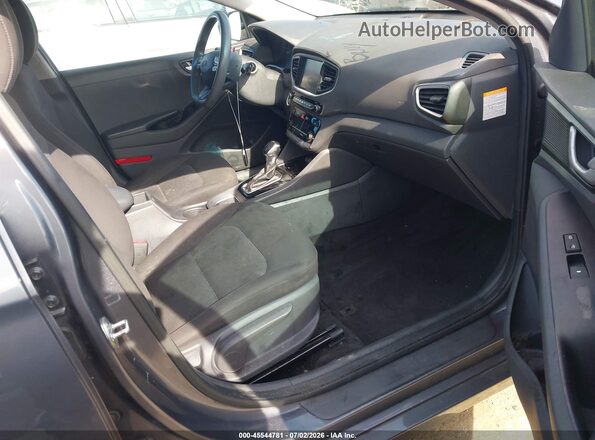KMHC65LC3KU162338 2019 HYUNDAI IONIQ HYBRID Gray Вид салону спереду