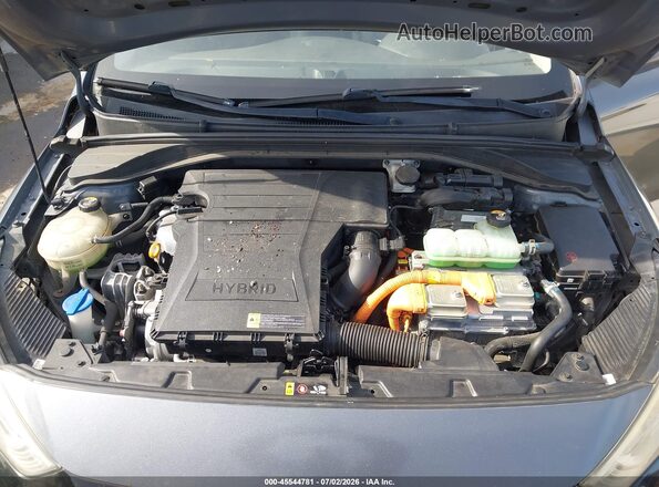 KMHC65LC3KU162338 2019 HYUNDAI IONIQ HYBRID Gray Вид ззаду