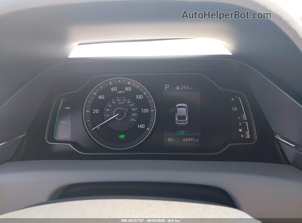 KMHC65LC3LU219980 2020 HYUNDAI IONIQ HYBRID White Rear seats view