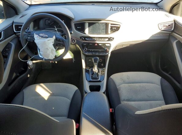 KMHC65LC4HU022291 2017 HYUNDAI IONIQ Black Առջևի վահանակի տեսք